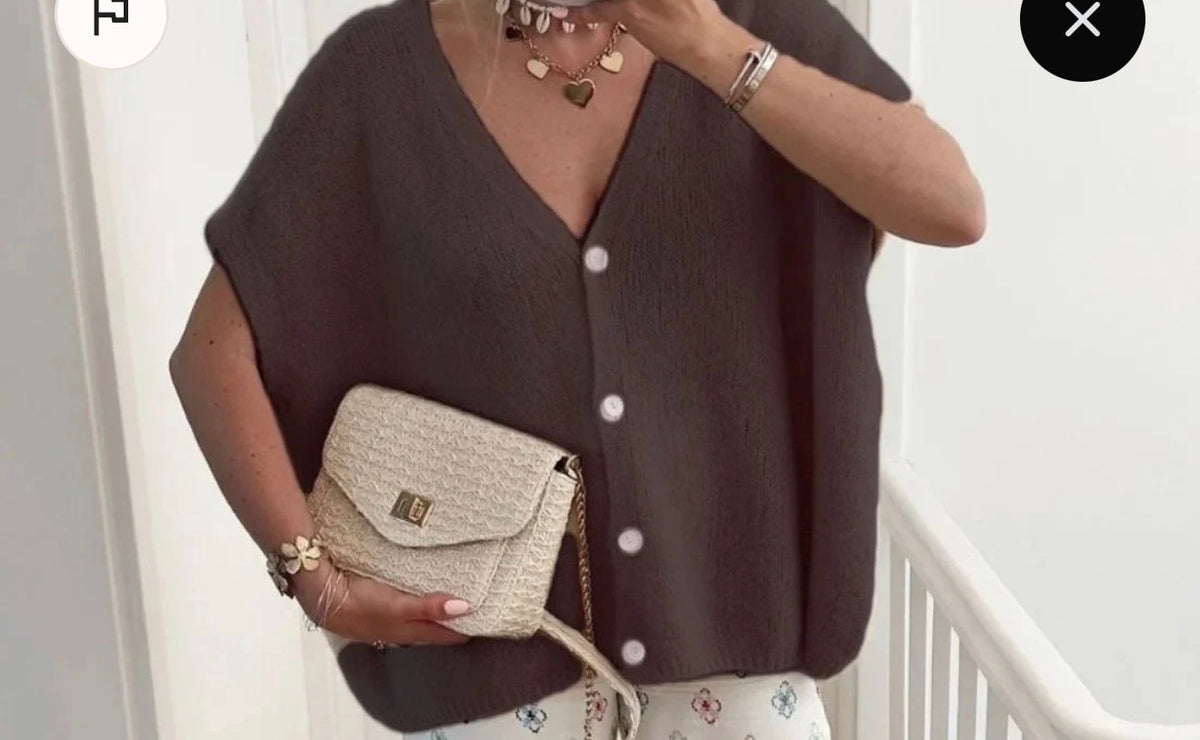 Sleeveless Knit Waistcoat