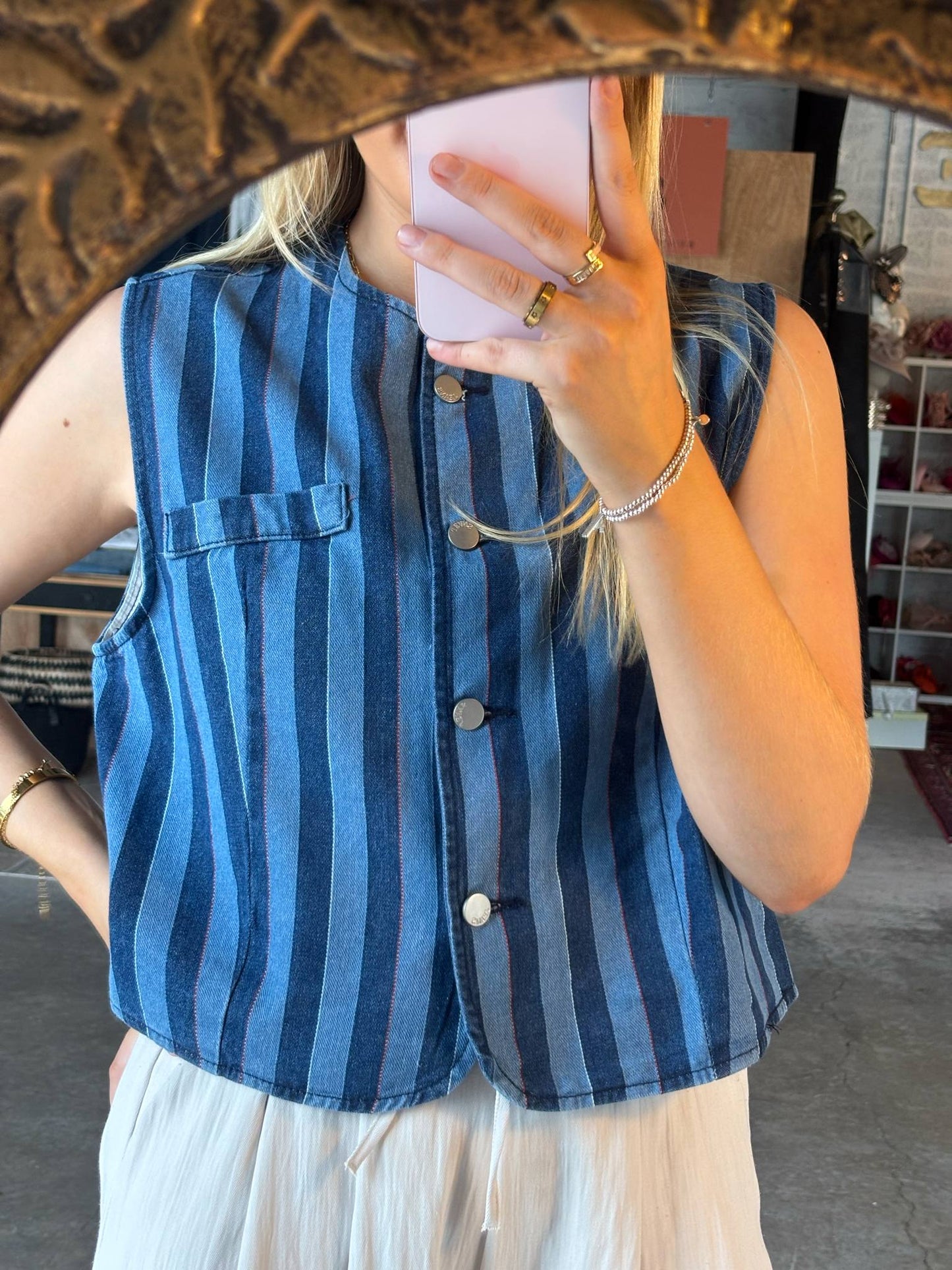 Denim Waistcoat