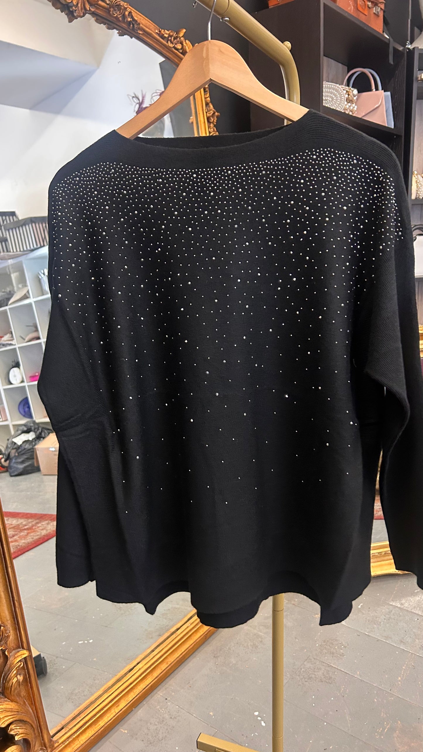 Classic Sweater Sparkle Detail