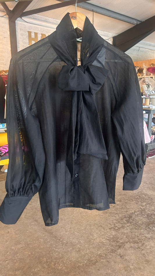 Gorgeous Sheer blouse fitting one size 8-12
