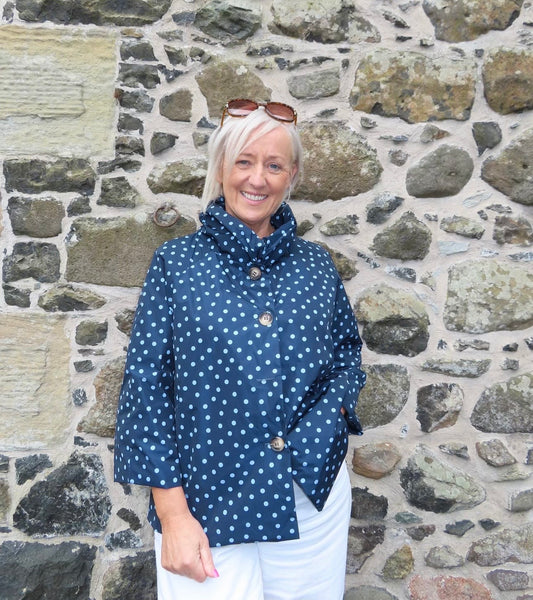 Crop Polka Dot Mac