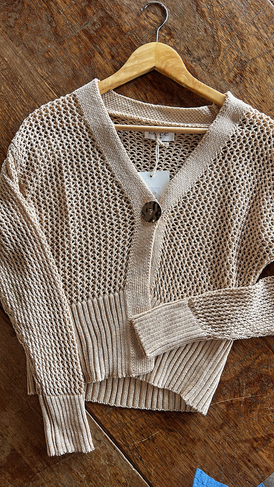 Open Stitch Cardigan