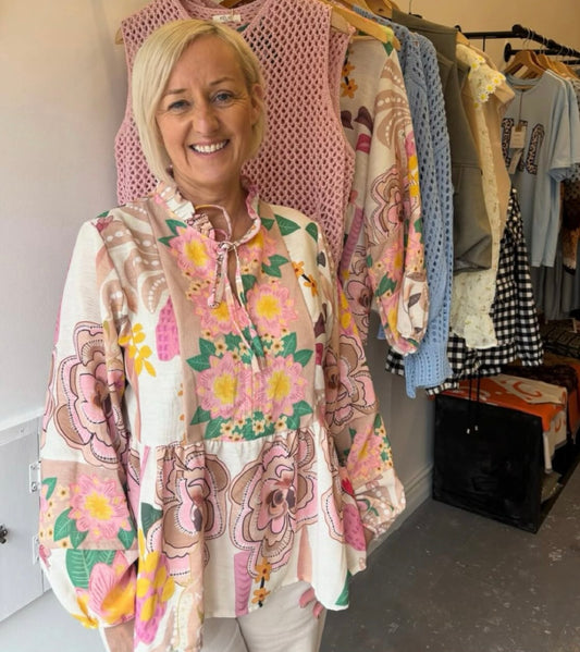 Floral Print Blouse