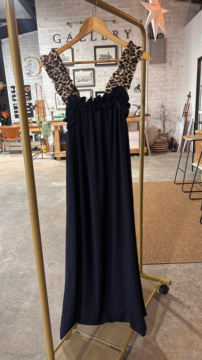 Leopard Strap Sundress