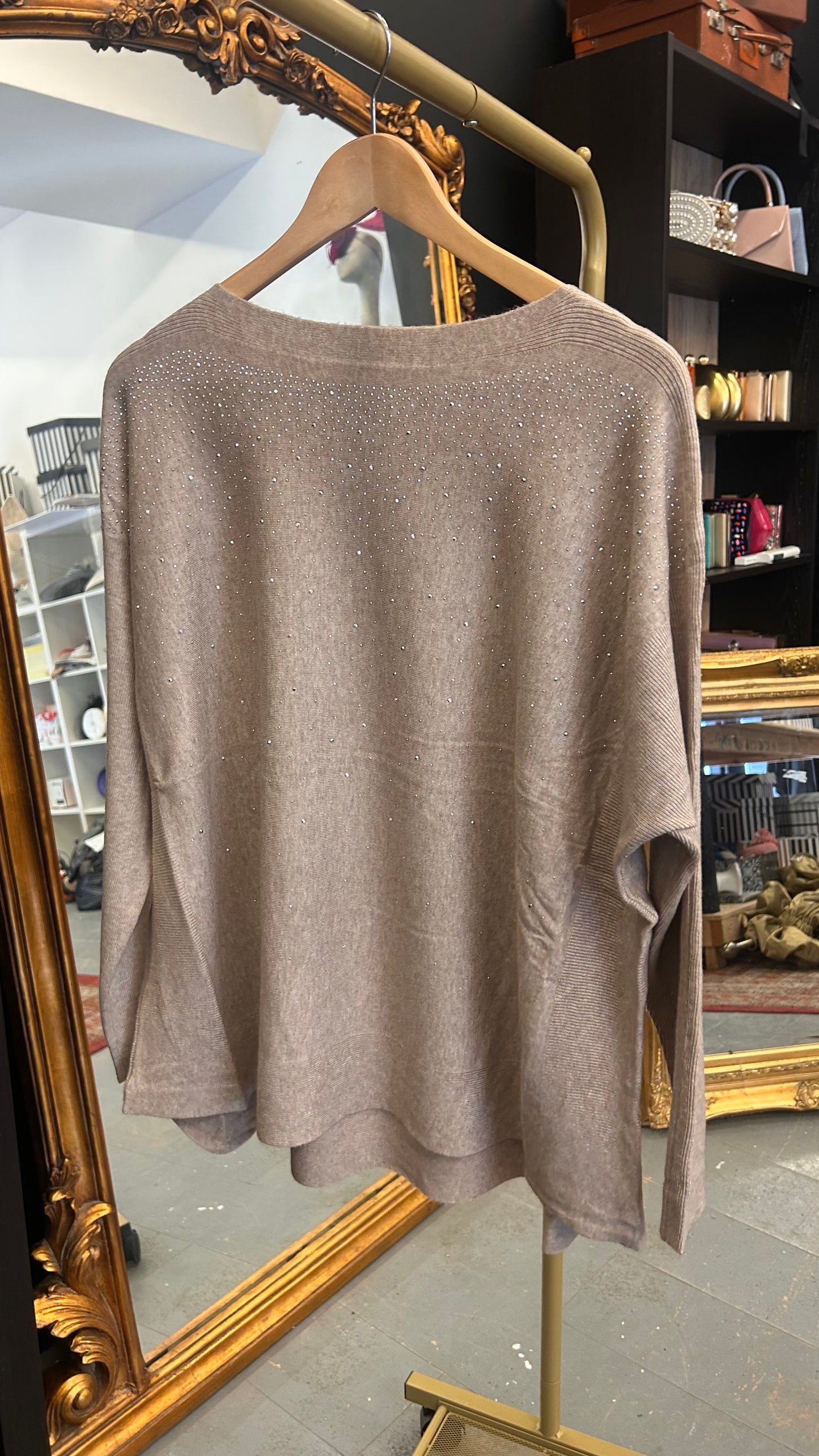 Classic Sweater Sparkle Detail