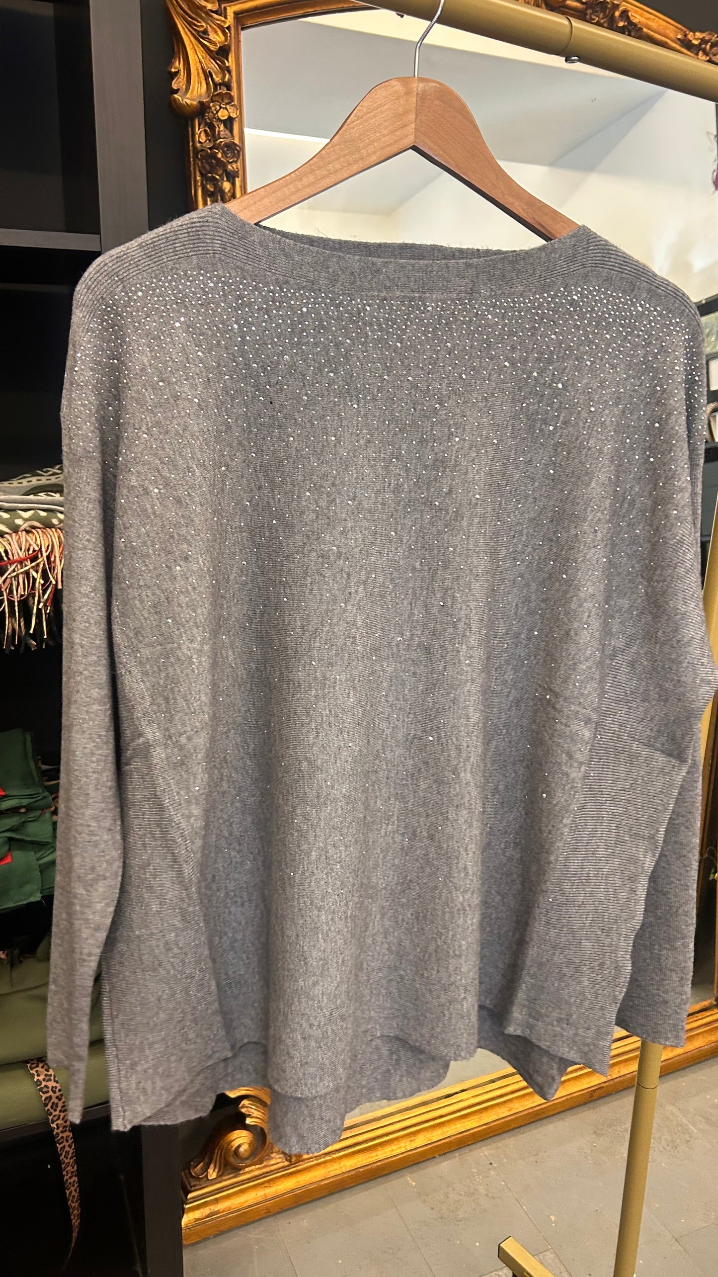 Classic Sweater Sparkle Detail