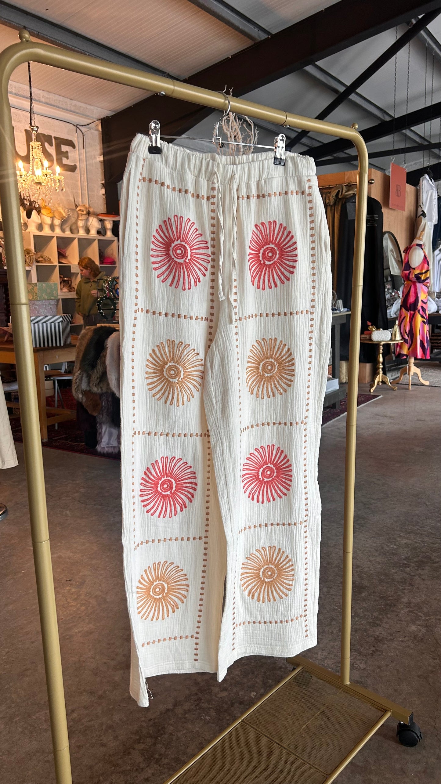 Cotton Print Trouser