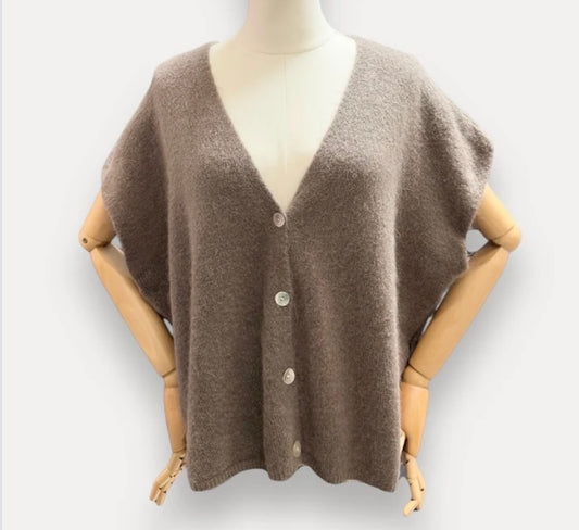 Sleeveless Knit Waistcoat