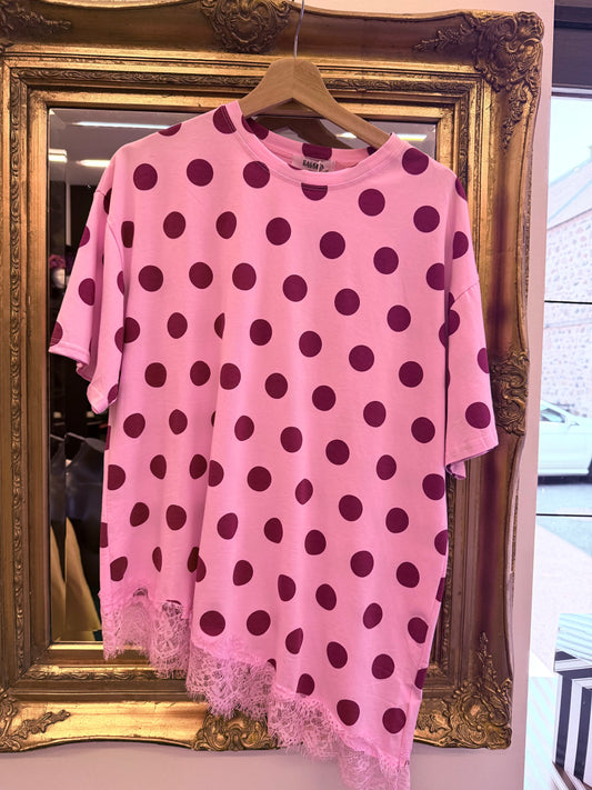 Polka Dot Tee Shirt