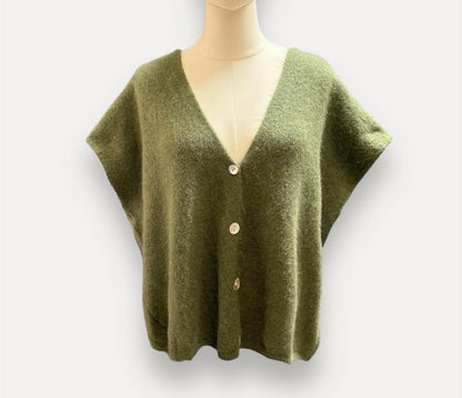 Sleeveless Knit Waistcoat