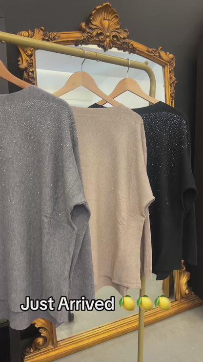 Classic Sweater Sparkle Detail